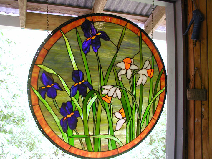 Hanging deals stained glass